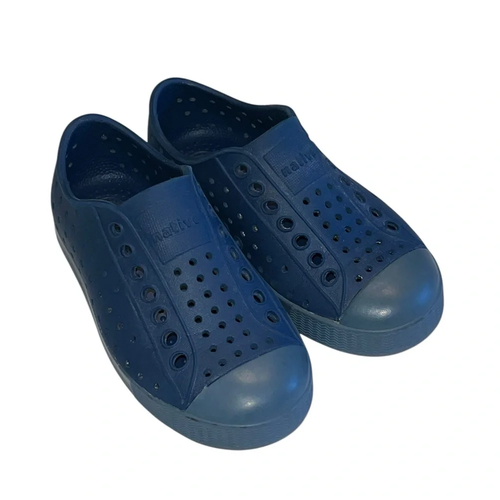 Native Jefferson Blue on Blue Slip On Shoes